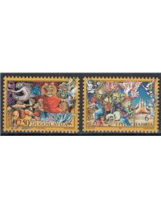 YUGOSLAVIA 1997 Europe 2v MNH**
