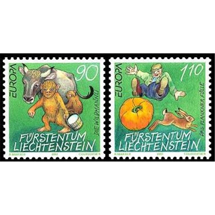 LIECHTENSTEIN 1997 Europe 2v MNH**