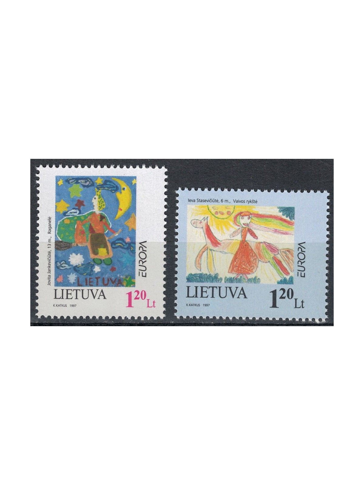 LITUANIA 1997 Europa 2v MNH**