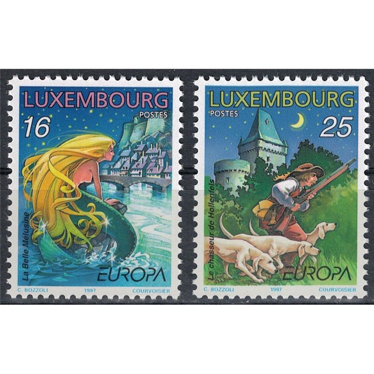 LUSSEMBURGO 1997 Europa 2v MNH**