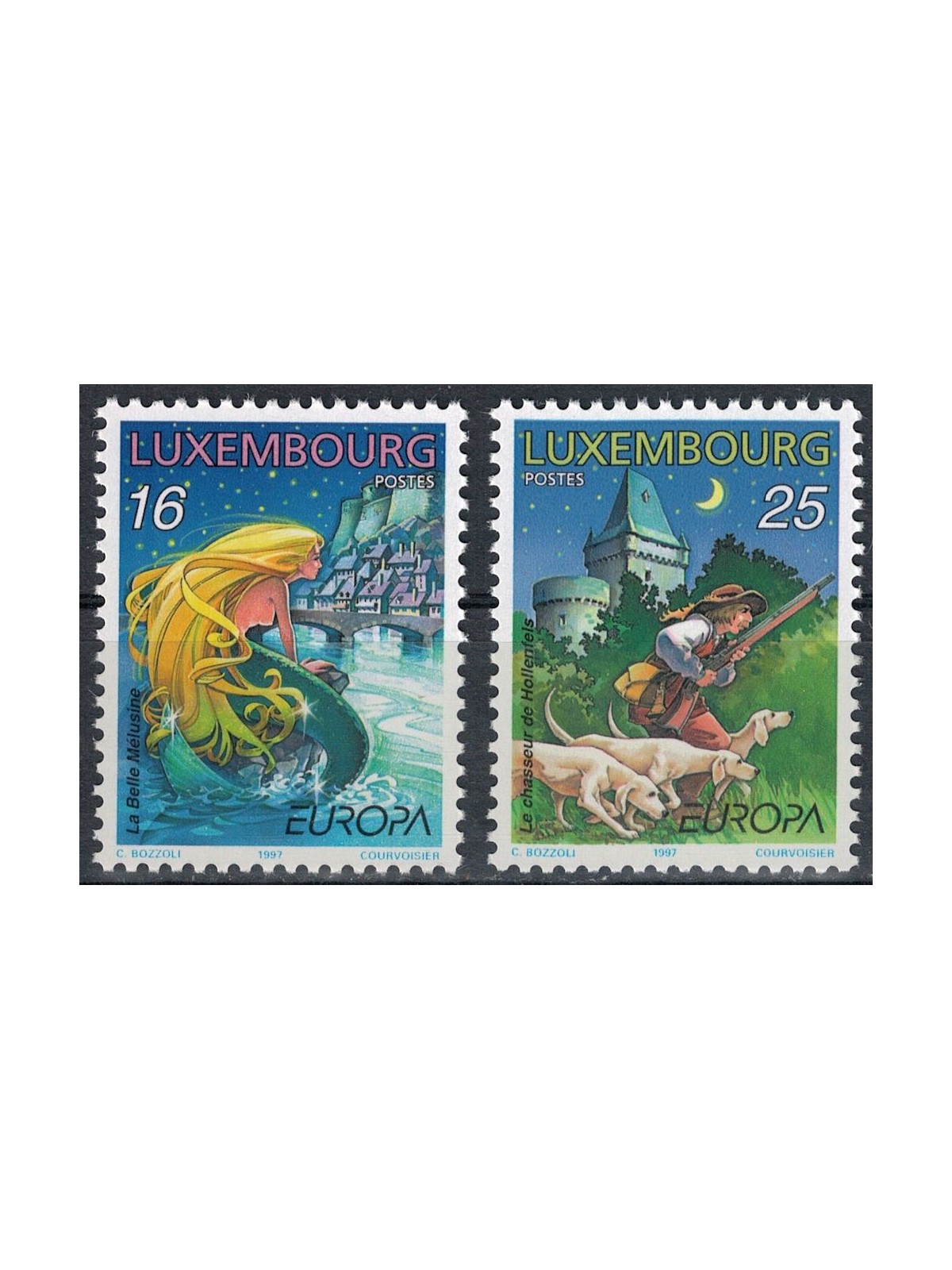 LUXEMBOURG 1997 Europe 2v MNH**