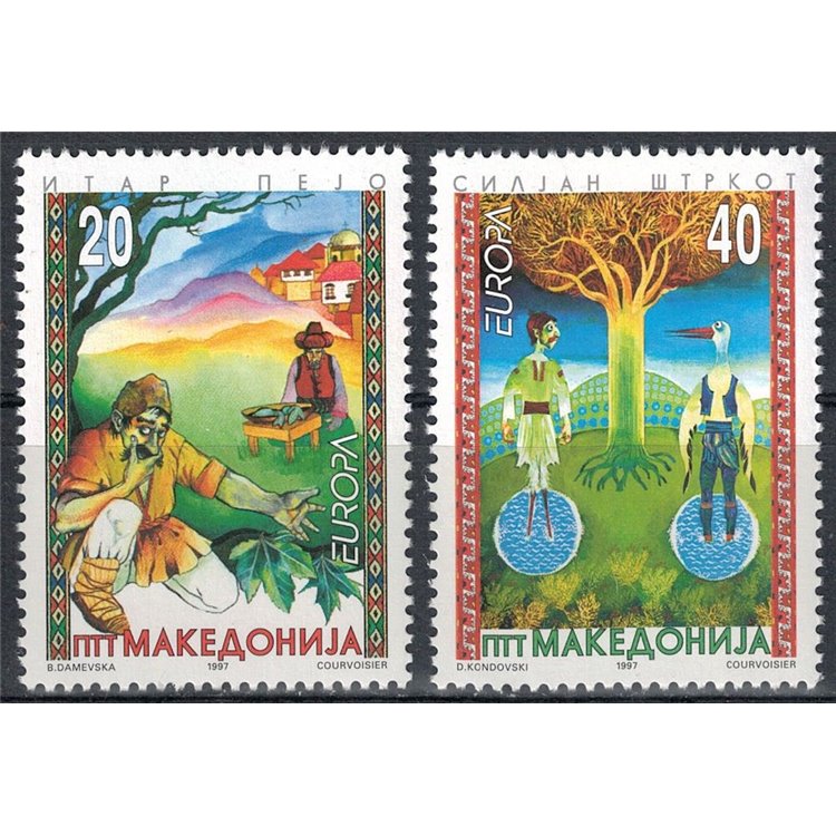 MACEDONIA 1997 Europe 2v MNH**