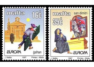 MALTA 1997 Europe 2v MNH**