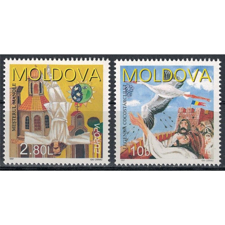 MOLDOVA 1997 Europe 2v MNH**