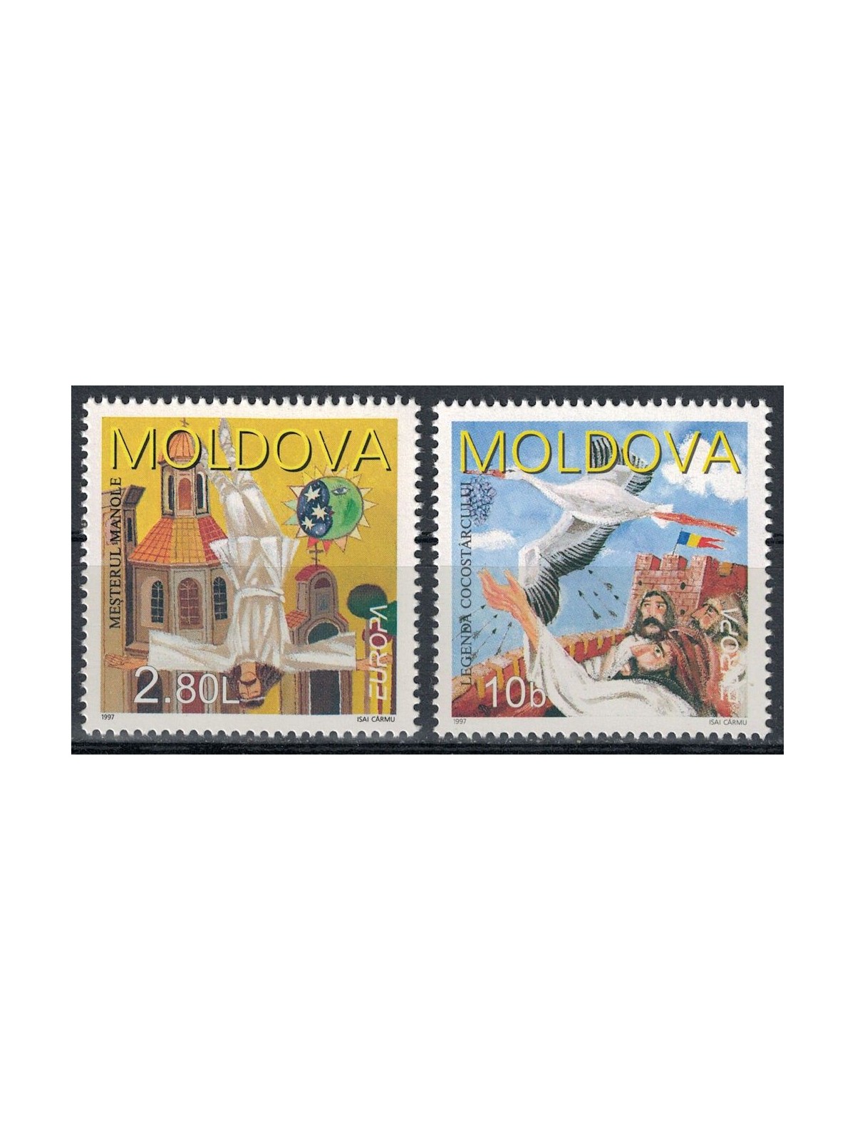MOLDOVA 1997 Europe 2v MNH**