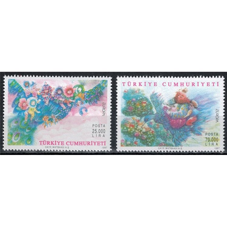 TURCHIA 1997 Europa 2v MNH**