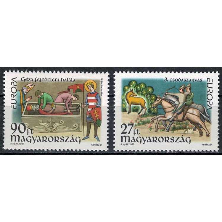 UNGHERIA 1997 Europa 2v MNH**