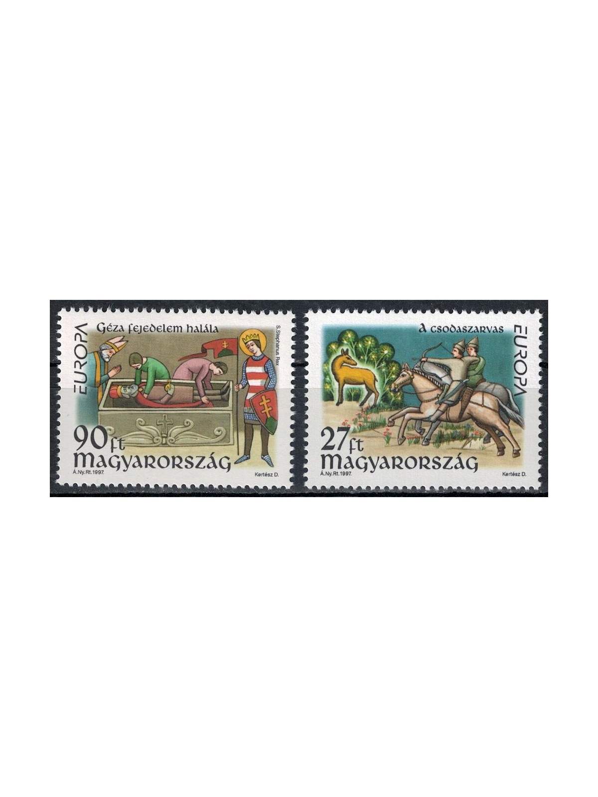 HUNGARY 1997 Europe 2v MNH**