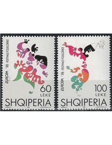 ALBANIA 1998 Europa 2v MNH**