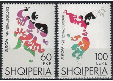 ALBANIA 1998 Europa 2v MNH**