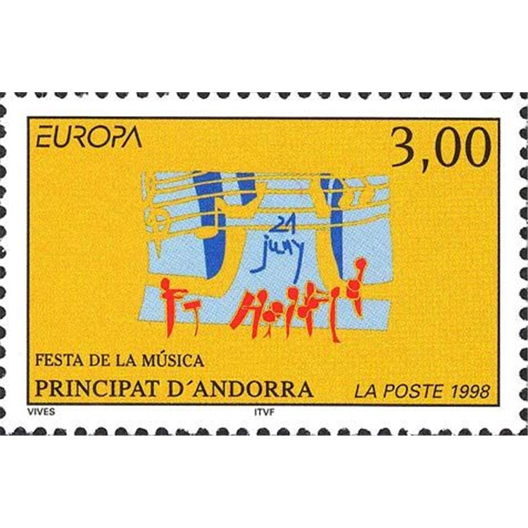 FRENCH ANDORRA 1998 Europe MNH**
