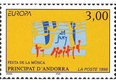 ANDORRA FRANCESE 1998 Europa MNH**