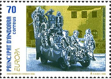 SPANISH ANDORRA 1998 Europe MNH**