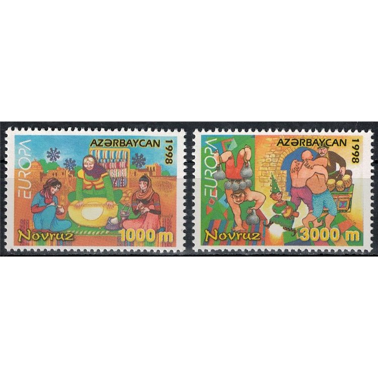 AZERBAIJAN 1998 Europe 2v MNH**