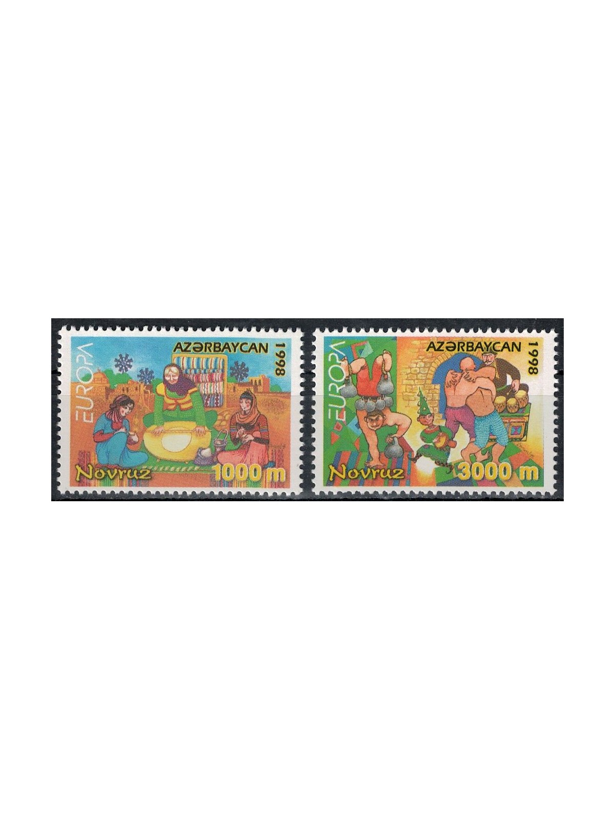 AZERBAIJAN 1998 Europa 2v MNH**