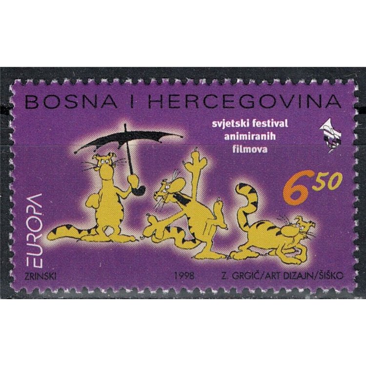 CROATIAN BOSNIA 1998 Europe MNH**