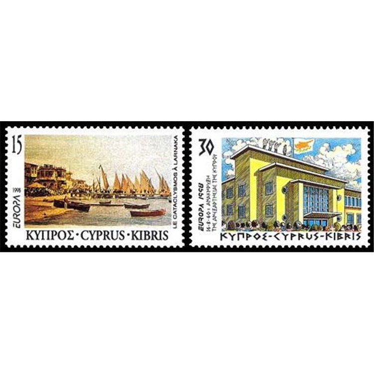 CIPRO 1998 Europa 2v MNH**