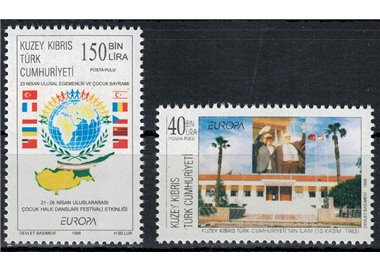 NORTHERN CYPRUS 1998 Europe 2v MNH**