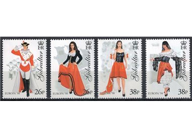 GIBILTERRA 1998 Europa 4v MNH**