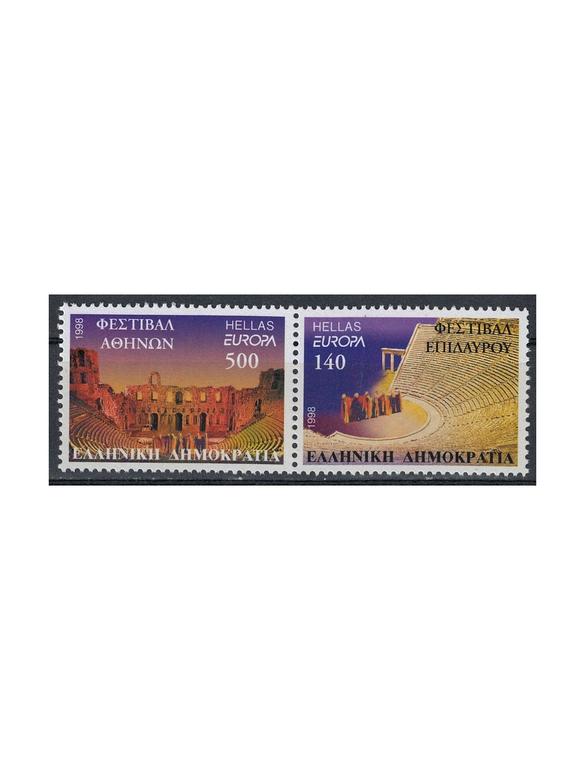 GRECIA 1998 Europa 2v MNH**