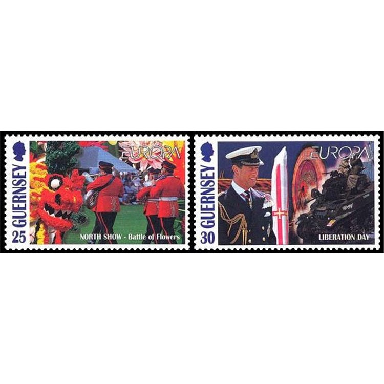 GUERNSEY 1998 Europa 2v MNH**