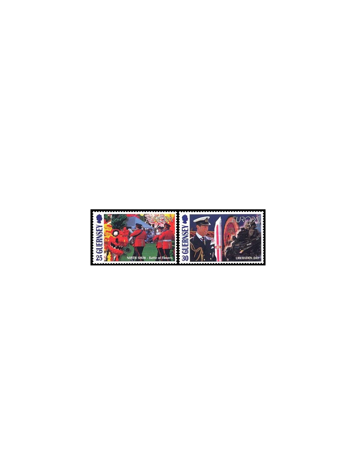 GUERNSEY 1998 Europa 2v MNH**