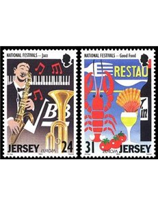 JERSEY 1998 Europe 2v MNH**