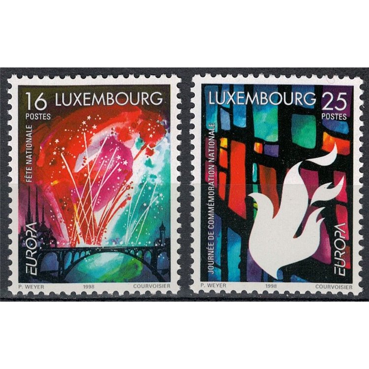 LUXEMBOURG 1998 Europe 2v MNH**