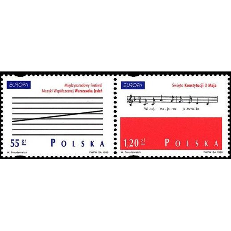 POLAND 1998 Europe 2v MNH**