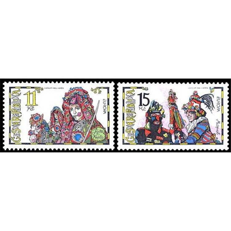 REPUBBLICA CECA 1998 Europa 2v MNH**