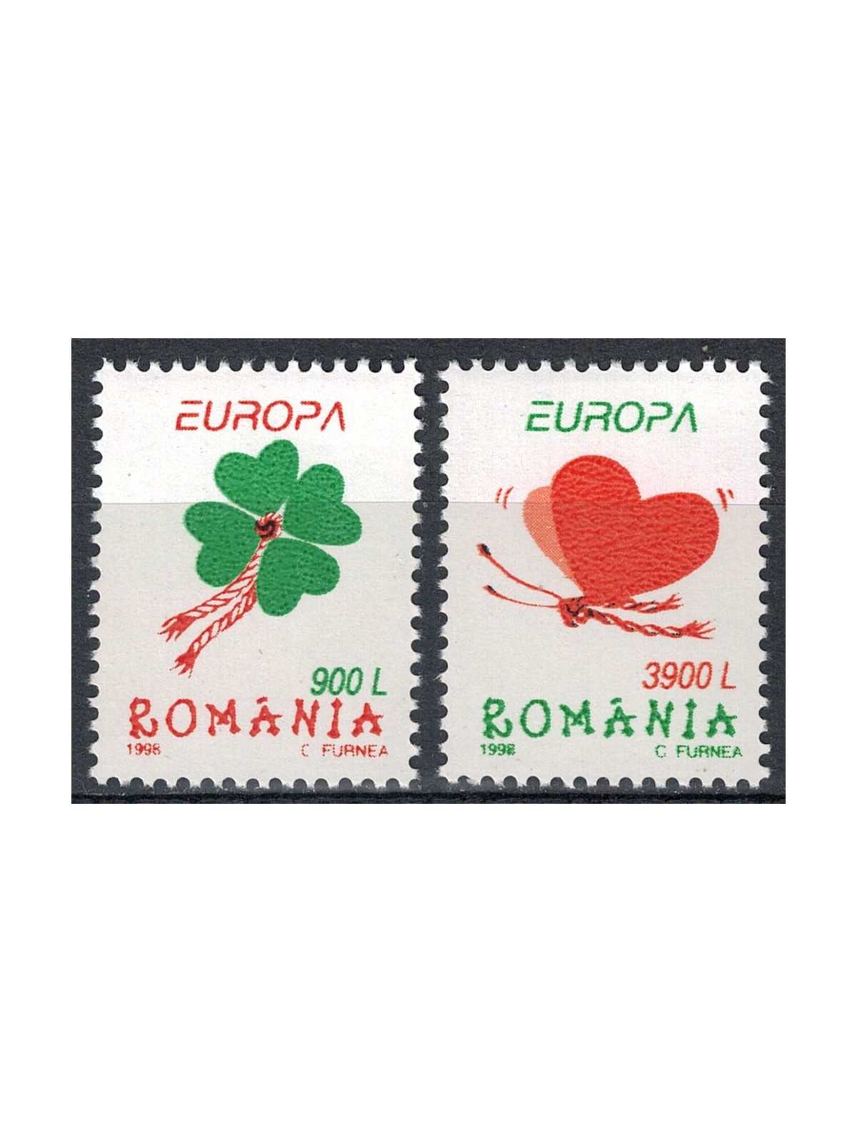 ROMANIA 1998 Europe 2v MNH**
