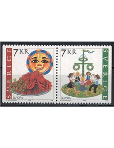 SWEDEN 1998 Europe 2v MNH**
