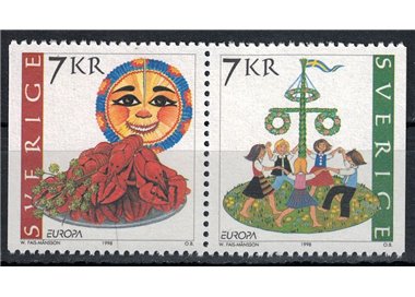 SVEZIA 1998 Europa 2v MNH**