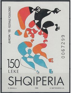 ALBANIA 1998 Europe s/s MNH**
