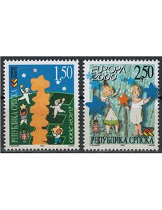 BOSNIA SERBA 2000 Europa 2v MNH**
