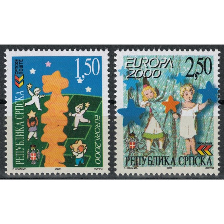 SERBIA AND MONTENEGRO 2000 Europe 2v MNH**