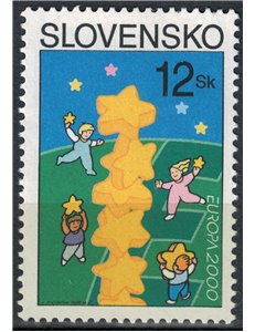 SLOVACCHIA 2000 Europa (fluorescente) MNH**