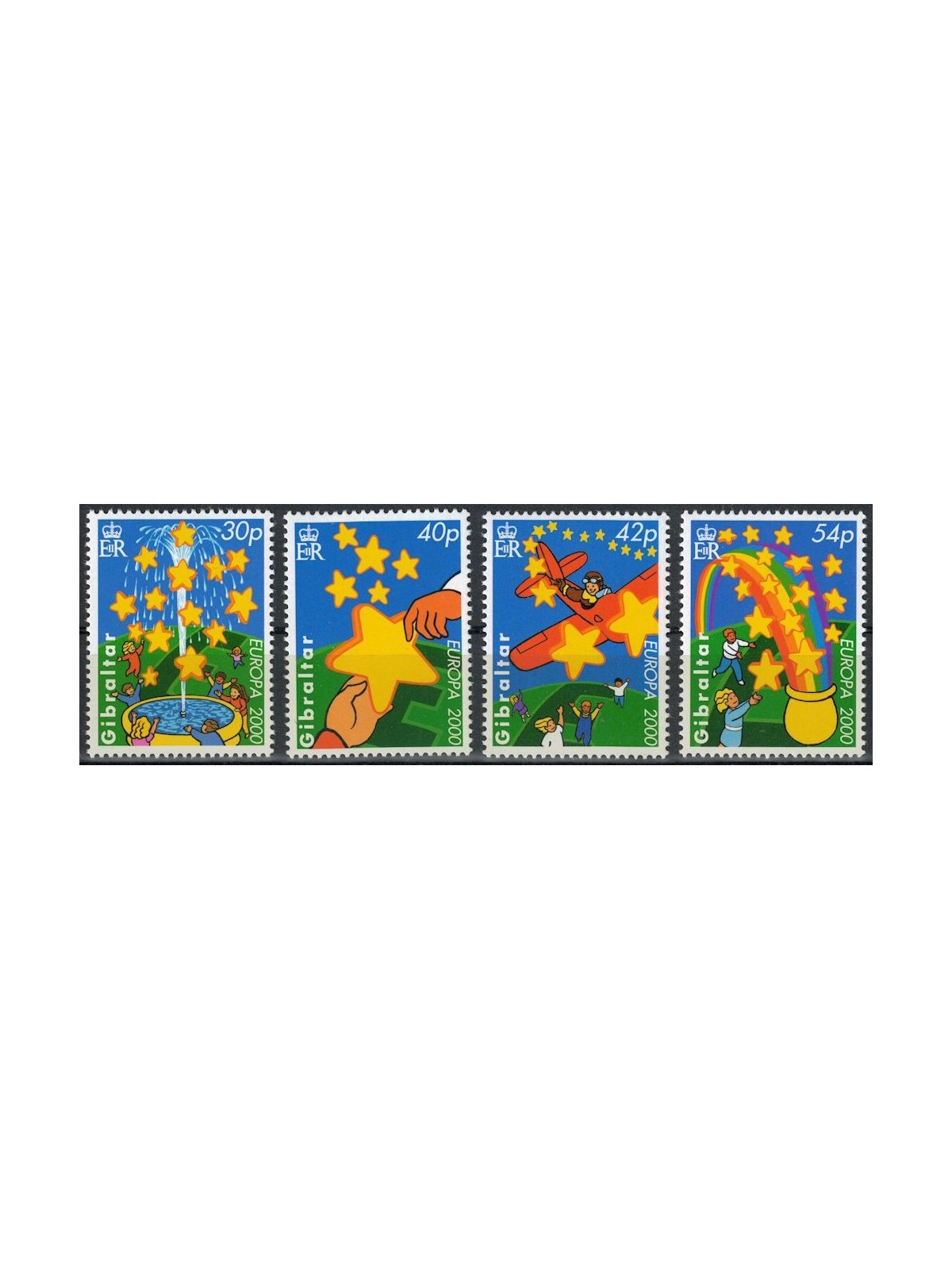 GIBILTERRA 2000 Europa 4v MNH**
