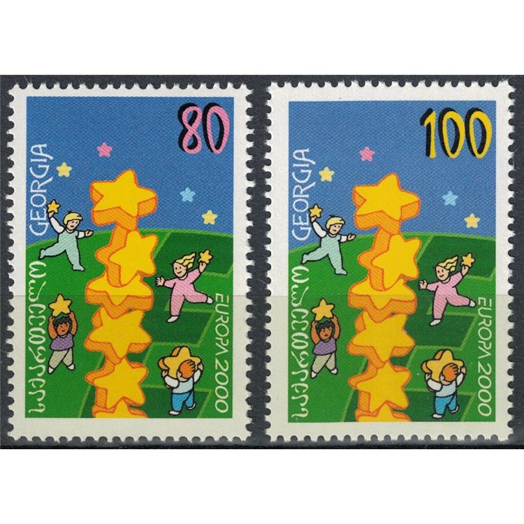 GEORGIA 2000 Europa 2v MNH**