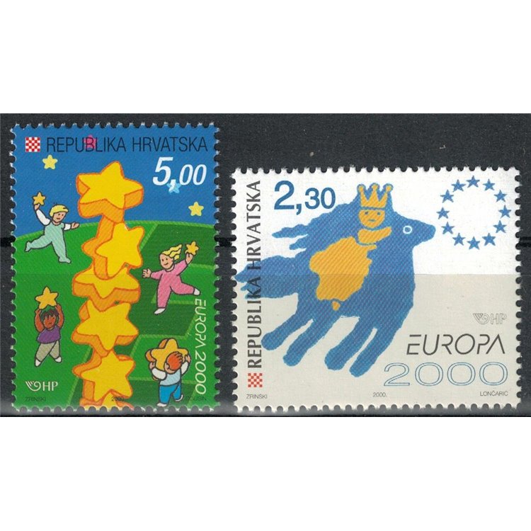 CROATIA 2000 Europe 2v MNH**