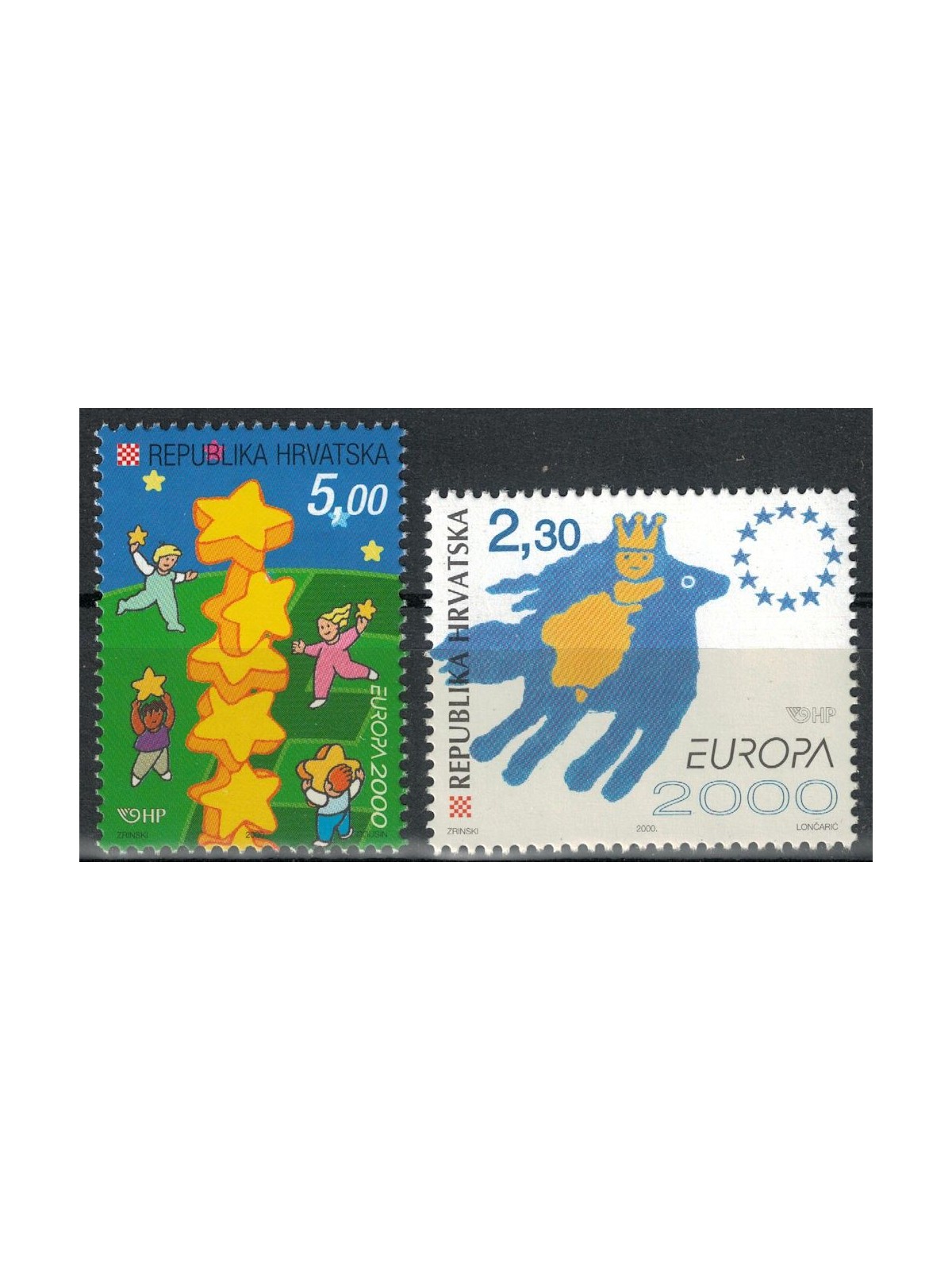 CROAZIA 2000 Europa 2v MNH**