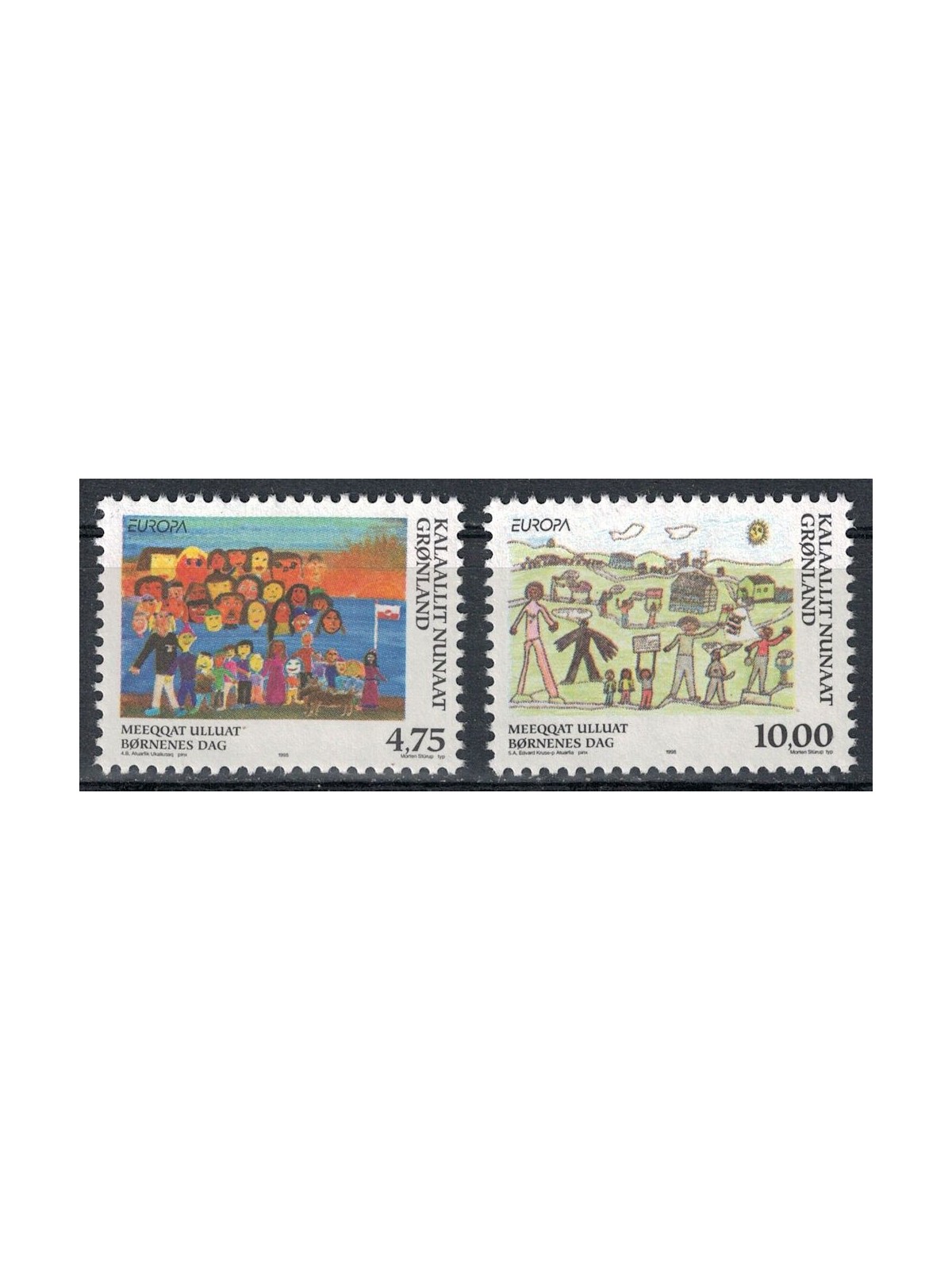 GREENLAND 1998 Europe 2v MNH**