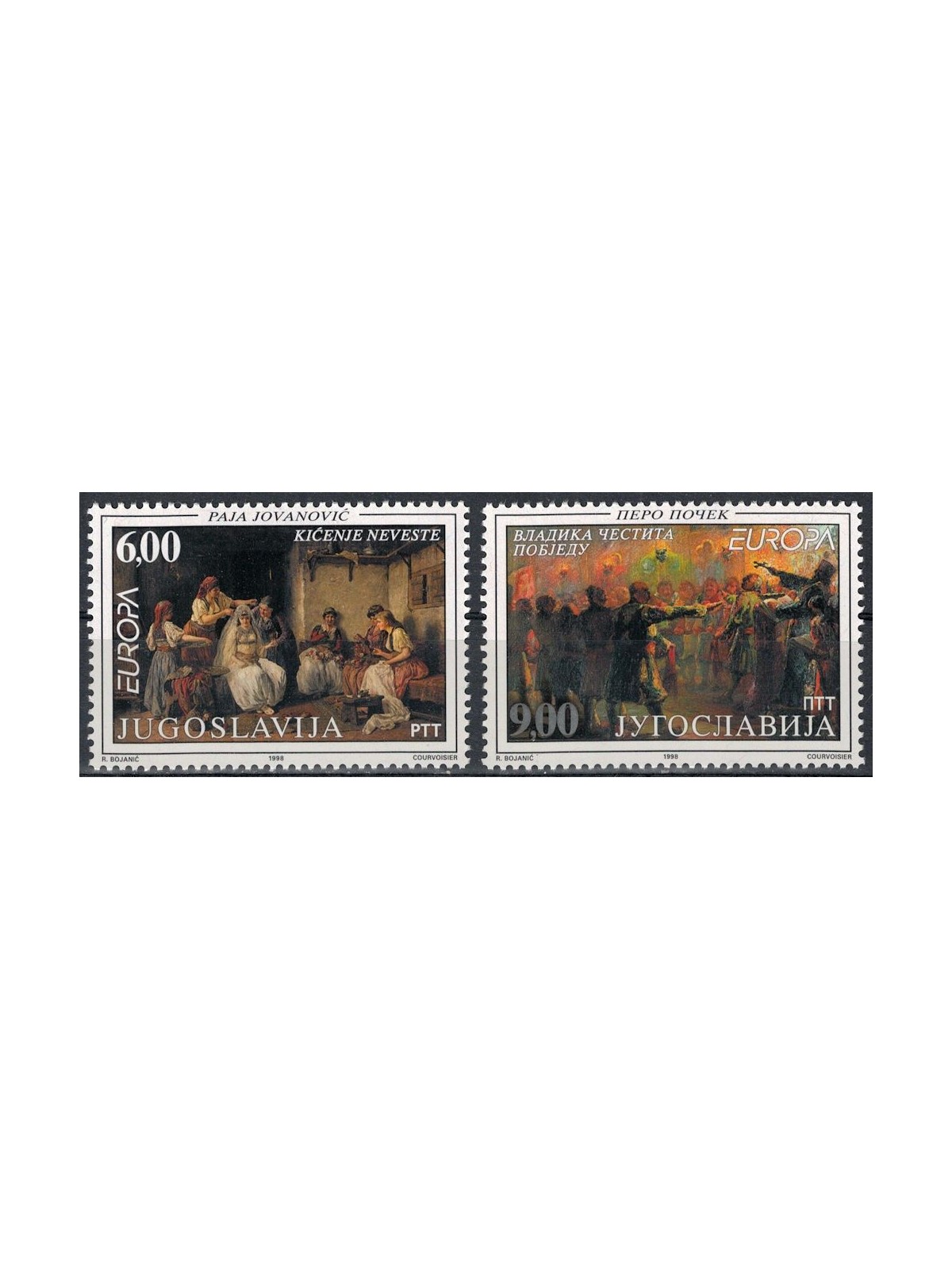 YUGOSLAVIA 1998 Europe 2v MNH**