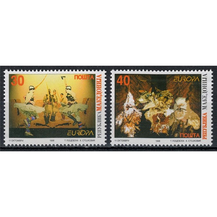 MACEDONIA 1998 Europa 2v MNH**