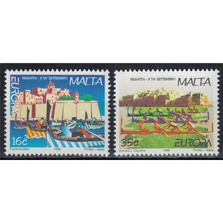 MALTA 1998 Europa 2v MNH**