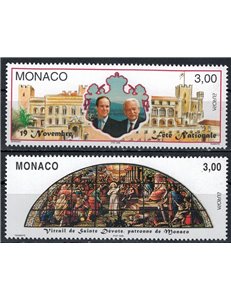 MONACO 1998 Europe 2v MNH**