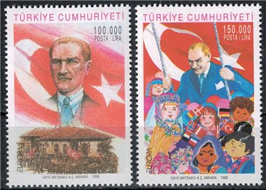 TURCHIA 1998 Europa 2v MNH**