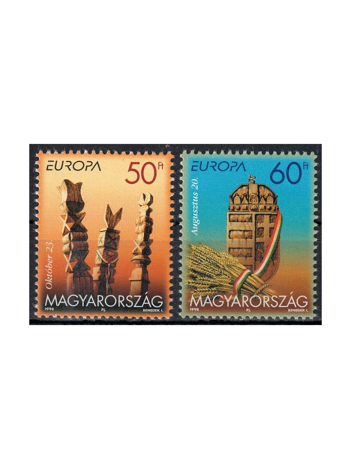 HUNGARY 1998 Europe 2v MNH**