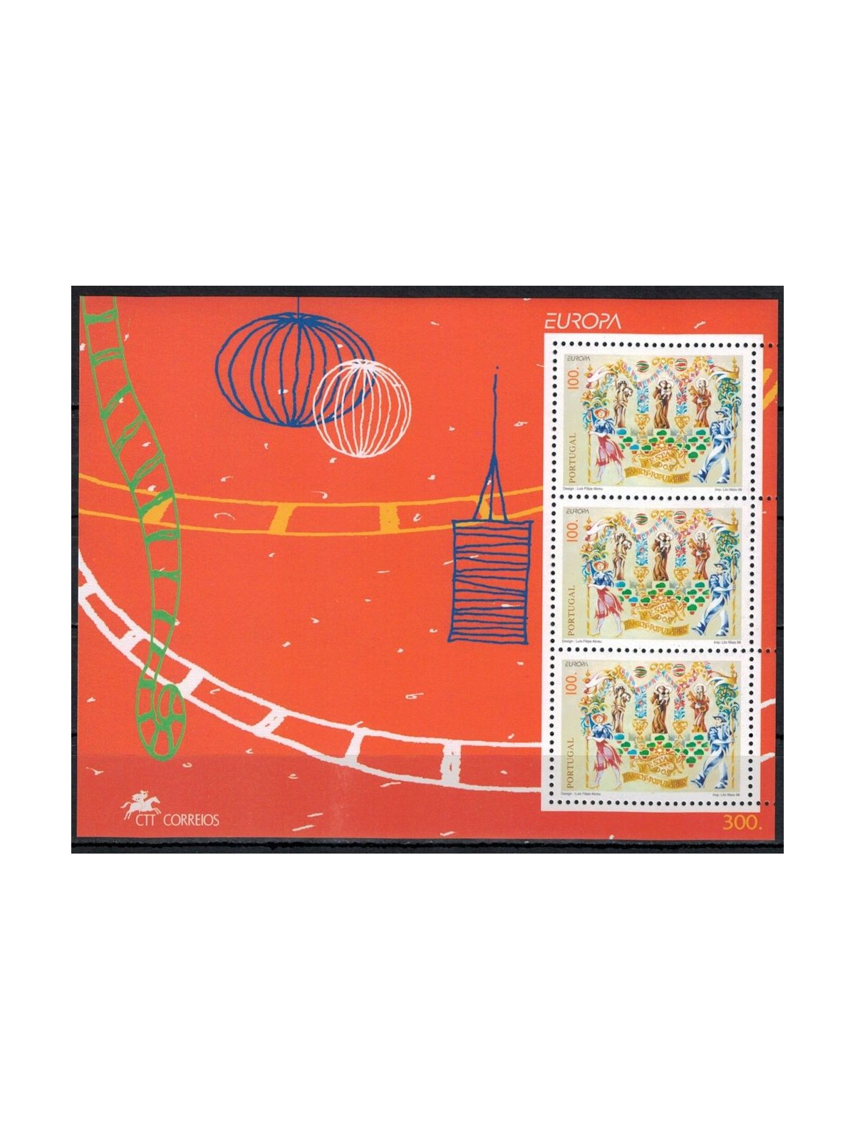 PORTOGALLO 1998 Europa BF MNH**