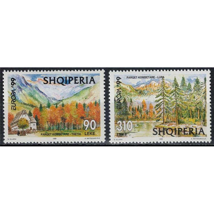 ALBANIA 1999 Europa 2v MNH**